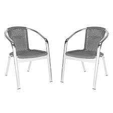 Buy stackable chairs and get the best deals at the lowest prices on ebay! Safavieh 2 Pc Wrangell Stackable Chair Set Indoor Outdoor