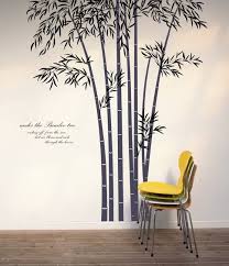 Bamboo Stencils For The Wall Beautiful Bamboo Wall Stickers Modern Homes Modern Design Homes Bamboo Wall Cool Walls Wall Decor Bedroom
