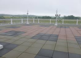 Read reviews for patio slab 3.5 Diamond Texture Brooklin Concrete Products