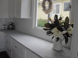 Benches White Cupboards Stone Benchtop Kitchen Glass Shade Pendant Light