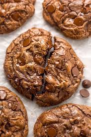 Soft Batch Double Chocolate Fudge Cookies Baker By Nature Recipe Chocolate Fudge Cookies Fudge Cookies Desserts