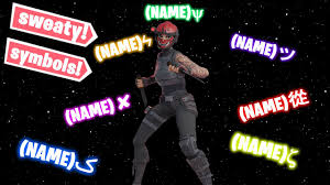 These include gliders like the dragacorn glider, astroworld glider, silver surfer glider, and a few others. Top 15 Sweaty Symbols To Put In Your Fortnite Name Youtube