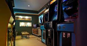 Retro Vs Modern A Stylish Garcade Video Game Rooms Home Arcade Garage Remodel