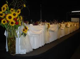 Wedding Head Table Sunflower Theme Head Table Wedding Wedding Table Sunflower Themed Wedding