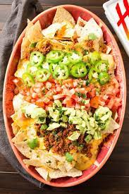 Salsa Con Queso Appetizer Recipes Homemade Nachos Tortilla Chip Recipe
