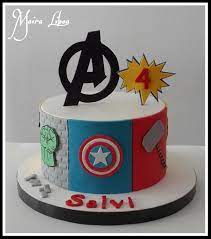 8 candles on the theme avengers to stick in your birthday cakes. Avengers Avengers Birthday Cakes Avenger Cake Avengers Cake Design