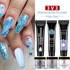 If the product is being shipped to california please select the size labeled california only. Saviland 3v3 Poly Nail Gel Acrylic Nail Kit For Beginners Pigment Glitters Nails Gradient Acrylic Powder Manicure Set Nail Art Sets Kits Aliexpress