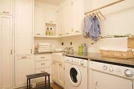 Make Your Laundry Room The Chicest Room In Your House White Laundry Rooms Laundry Room Storage Laundry Room Design