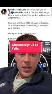 Chelsea sign Joao Felix! There we land #herewego #footballtiktok  #premierleague #Futbol #banterfc