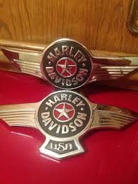 New Harley Davidson Gas Tank Emblems Medallion Badge Fatboy Softail Fuel Reservoir Moto Reservoir Moto