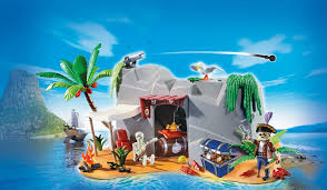 Amazon Com Playmobil Super 4 Pirate Cave Building Kit Toys Games Playmobil Pirates Playset