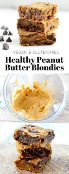Healthy Peanut Butter Blondies Using Chickpeas Makes These Bars A Dessert You Can Feel Good About Healthy Dessert Recipes Healthy Sweets Peanut Butter Recipes