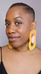 i am ready to accept the responsibility of being the “no hair, statement  earring” gworl in your life🤭, •, •, •, Pair 1: @paperpapayas , Pair 2:  @thadakbrand , Pair 3: @diannehalyn , Pair 4: ...