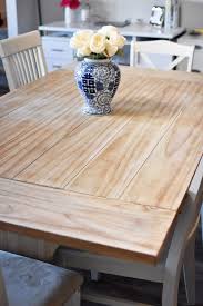 The secret is using gel stain. A Step By Step Guide To Refinish A Kitchen Table Love Love Love