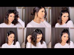 4 tutos de coiffures tressées pour les cheveux courts. Coiffure Facile Pour Cheveux Court Youtube