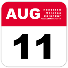 Check spelling or type a new query. Information About August 11