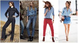 This hairstyle on jeans for long hair is an example. How To Wear A Denim Shirt For Women The Trend Spotter