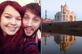 First pictures of newlywed British couple found dead in Indian hotel room  after 'drugs overdose'