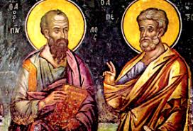 Η νηστεία των αγίων αποστόλων. H Eorth Twn Agiwn Apostolwn Petroy Kai Payloy Ston Nao Mas Gwnia Agioi Pantes Kerkyra