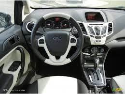 2013 Ford Fiesta Titanium Sedan Arctic White Leather Dashboard 2013 Honda Accord Sedan Honda Accord Ford