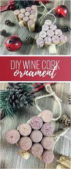 Wine cork ornaments for christmas tree. Diy Wine Cork Christmas Tree Ornament