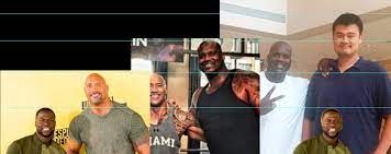 Damn and im only slightly taller then the rock. Kevin Hart Compared To Yao Ming Album On Imgur