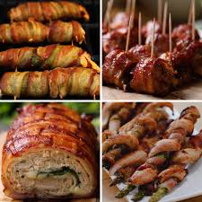 The mouthwatering dish is easy to prepare and features some of our favorite comfort foods: Bacon Wrapped Dishes Recipes