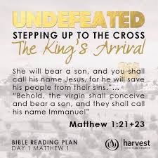 Undefeated The King S Arrival Check Daily On All Our Social Media Posts On Facebook Instagram Twitter And Pinter Read Bible Bible Reading Plan Daily Verses