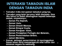Hal ini dikaitkan dengan kedatangan orang aryan yang telah membawa satu budaya dan tahap baru kepada masyarakat lembah indus.tahap ini dikenali. Interaksi Tamadun Islam Dengan Tamadun China Dan India