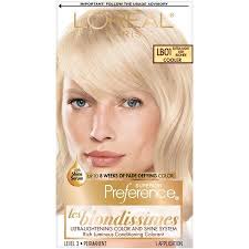 L Oreal Paris Superior Preference Fade Defying Shine Permanent Hair Color Lb01 Extra Light Ash Blonde 1 Kit Walmart Com Light Ash Blonde Loreal Hair Color
