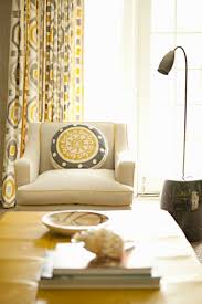 Gray And Yellow Drapes Design Ideas
