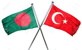 During the time of the ottomans the crescent began to be associated with islam and this is reflected on the flags of algeria , azerbaijan , comoros , libya , mauritania , pakistan. Bangladesh Flag Combined With Turkey Flag Stock Photo Picture And Royalty Free Image Image 56769768