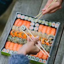 Starting The Bank Holiday Weekend In 3 2 1 Sushi Bankholidays Platter Fresh Japanese Authentic Salmon Madefreshda Food Wasabi Sushi Sushi