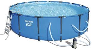 Bestway Steel Pro Max 15 Feet X 42 Inches Pool Set Above Ground Swimming Pools Easy Set Pools Round Pool