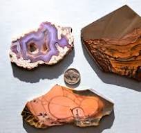 Polished agate and jasper slabs for sale