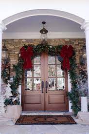 How To Decorate Your Front Door For Christmas Bluegraygal Front Door Christmas Decorations Christmas Door Decorations Classroom Christmas Decorations