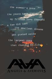 Rite Of Spring By Angels Airwaves Blink 182 Lyrics Angels And Airwaves Spring Lyrics