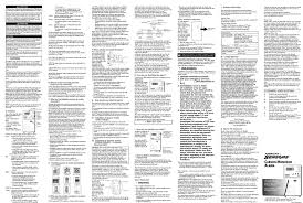 The detector will beep intermittently and the three leds. Energizer X22 User S Manual Manualzz