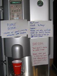 Coffee machine with grinder beans meme reddit you got. A Coffee Machine Broke At Microsoft Programmerhumor