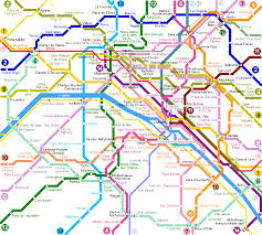 Plan Du Metro Paris Metro Map Paris Metro Underground Map