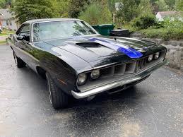 Image result for Formal Black 1973 Barracuda