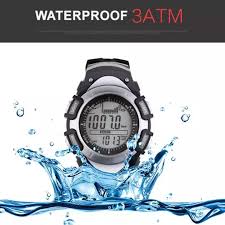 Elec Sunroad Multifunction Fishing Watch Weather Forecast Barometer Altimeter Thermometer Waterproof Outdoor Sport Watch