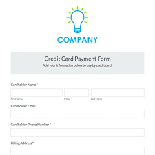 Here's a credit card template that you can take advantage of for your projects. Credit Card Payment Form Template Formstack