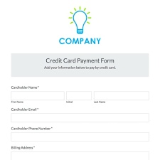 Thankfully, credit.com can provide all the information you need to make an informed decision. Credit Card Payment Form Template Formstack