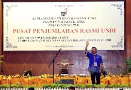 Suasana pilihan raya kecil dun sungai kandis. Saya Terhutang Budi Wee Jeck Seng