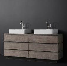 monterey double vessel wood top vanity