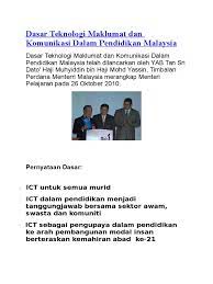 Matematika merupakan pelajaran yang memerlukan pemusatan pemikiran untuk mengingat dan mengenal kembali materi yang dipelajari. Dasar Teknologi Maklumat Dan Komunikasi Dalam Pendidikan Malaysia
