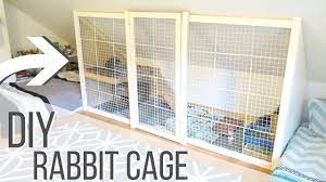It allows you great flexibility in case of keeping multiple bunnies. Building The Rabbits New Diy Cage Youtube