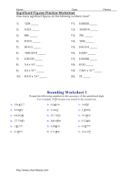 Also, inch x inch = inch squared! Significant Figures Practice Worksheet