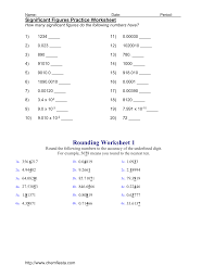 Practicing rounding off is very useful because it enables us to simplify complex calculations. Significant Figures Practice Worksheet